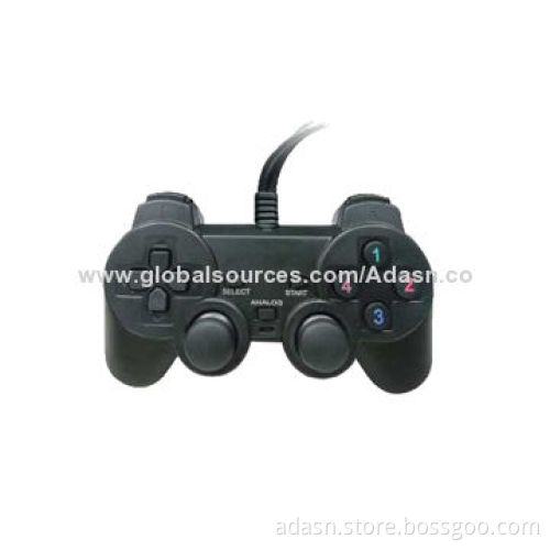 Wired PC USB joypad with double vibration, various color, factory cheap price